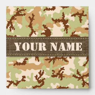Desert camouflage envelopes