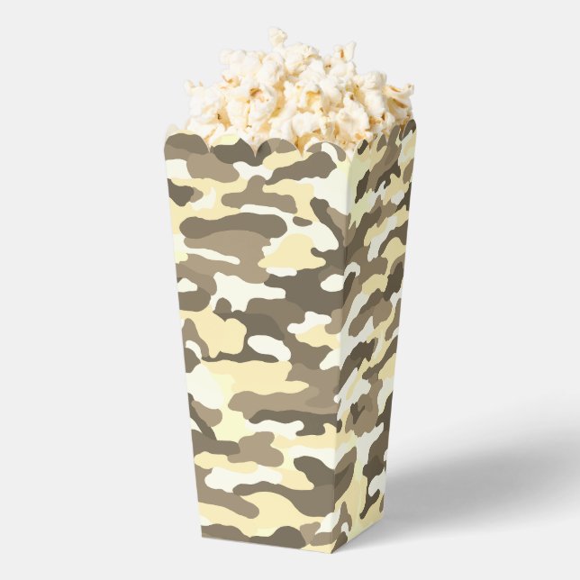 Desert Camouflage Favour Box (Popped)