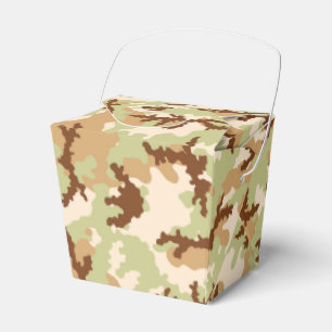 Desert camouflage favour box