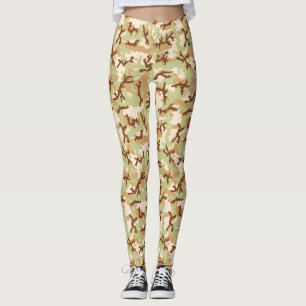 Desert camouflage leggings