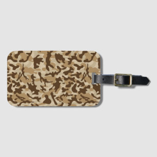 Desert Camouflage Luggage Tag