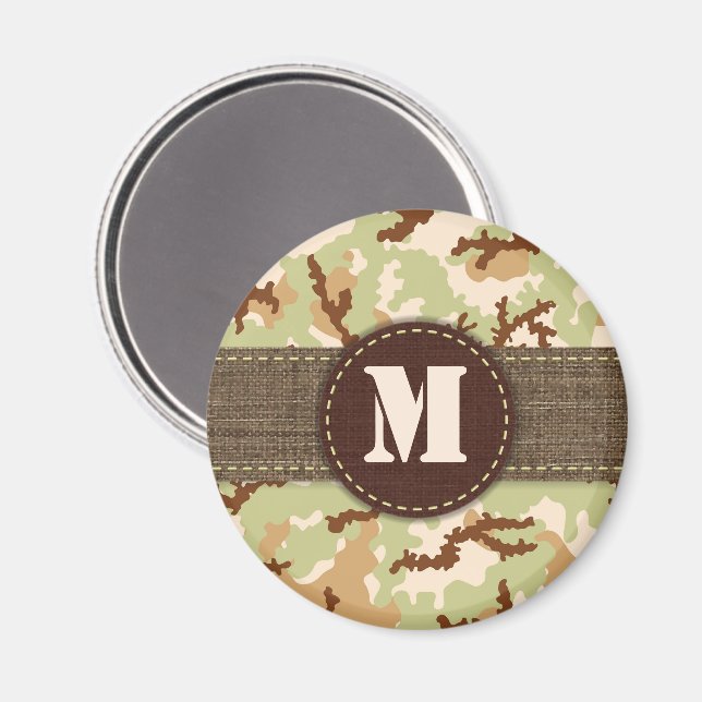 Desert camouflage magnet (Front/Back)