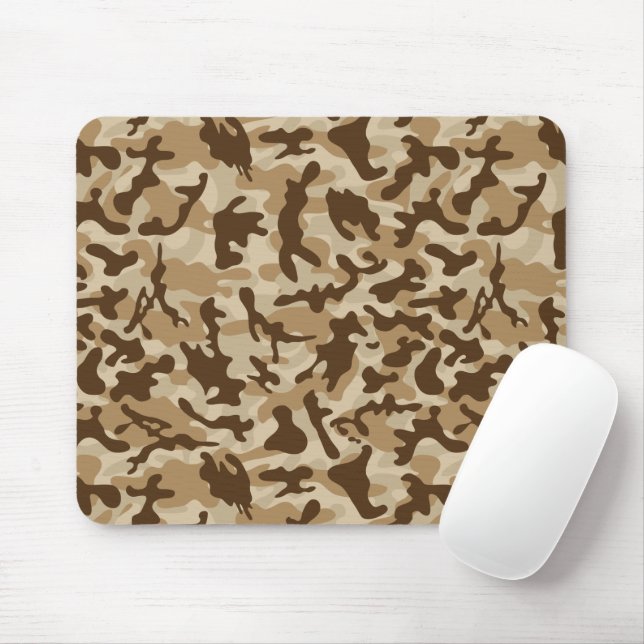 Desert Camouflage Mouse Pad (With Mouse)