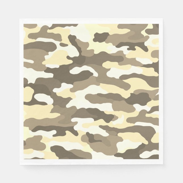 Desert Camouflage Napkin (Front)