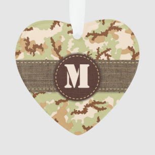 Desert camouflage ornament