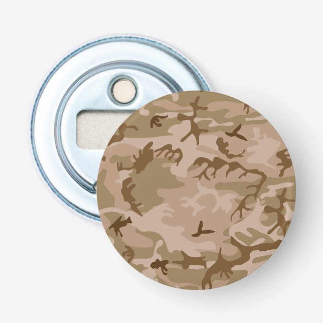 Desert Camouflage Pattern, Military Pattern, Army Bottle Opener (Front)