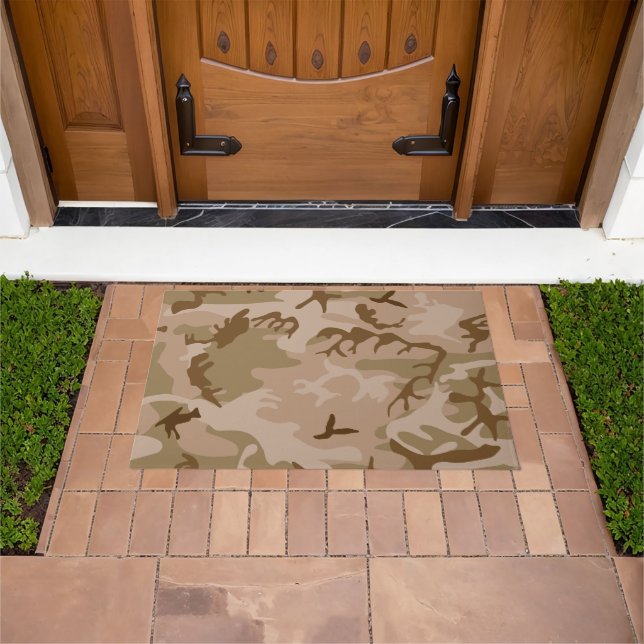 Desert Camouflage Pattern, Military Pattern, Army Doormat (Outdoor)