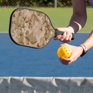 Desert Camouflage Pattern, Military Pattern, Army Pickleball Paddle