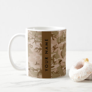 Desert Camouflage Pattern, Your name, Personalise Coffee Mug