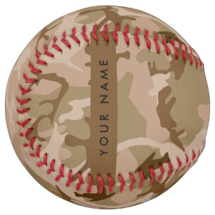 Desert Camouflage Pattern, Your name, Personalise Softball