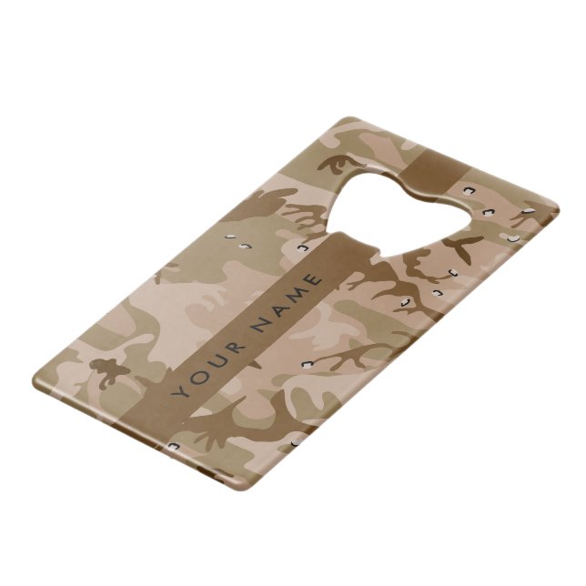Desert Camouflage Pebbles, Your name, Personalise (Front Angled)
