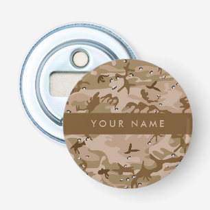 Desert Camouflage Pebbles, Your name, Personalise Bottle Opener