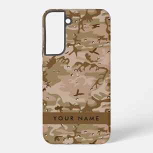 Desert Camouflage Pebbles, Your name, Personalise Samsung Galaxy Case