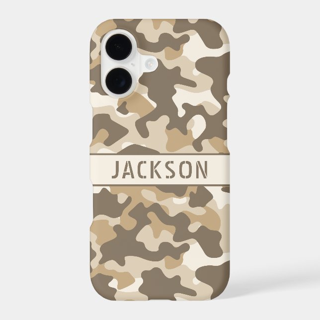 Desert Camouflage Personalised Case-Mate iPho (Back)