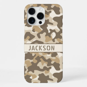 Desert Camouflage Personalised iPhone 16 Pro Max Case