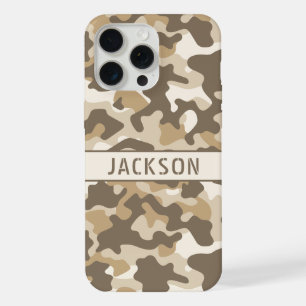 Desert Camouflage Personalised iPhone 15 Pro Max Case