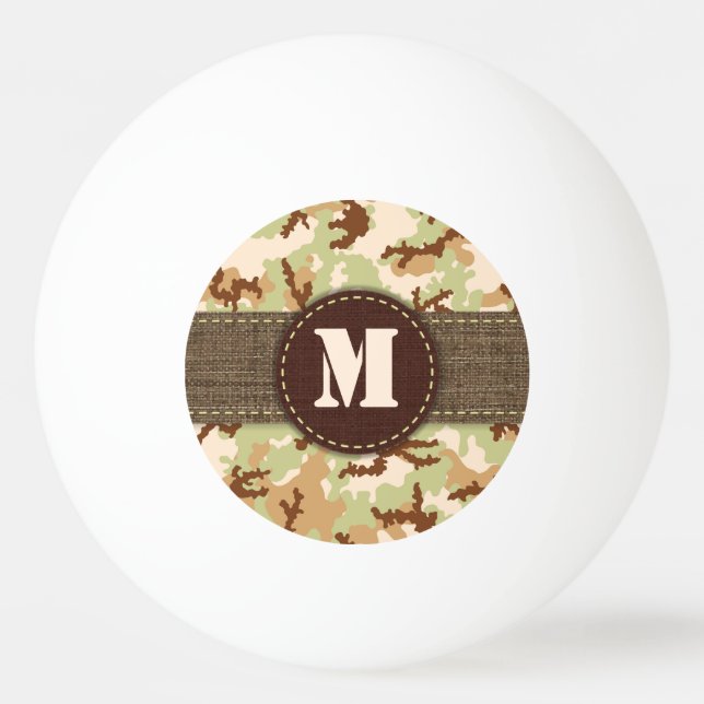 Desert camouflage ping pong ball (Front)