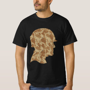 Desert Camouflage Soldier with Helmet T-Shirt