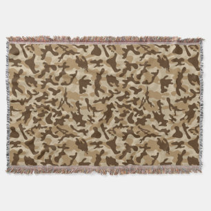 Desert Camouflage    Throw Blanket