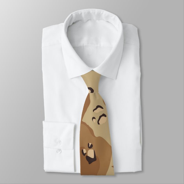 Desert Camouflage Tie (Tied)