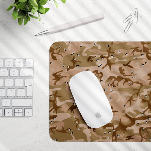 Desert Camouflage With Pebbles, Military, Army Mouse Pad