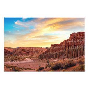 Desert Canyon Art Print Southwest Wall Decor