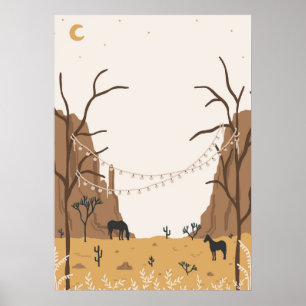 Desert Canyon Poster