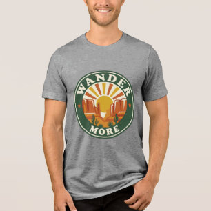 Desert Canyon Shirt Wander More Retro Sunset
