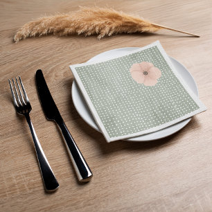 Desert Chic Baby Shower Napkin