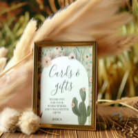Desert Chic Baby Shower Poster