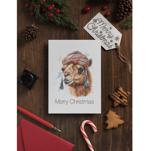 Desert Christmas Joy, custom Holiday Postcard (Creator Uploaded)