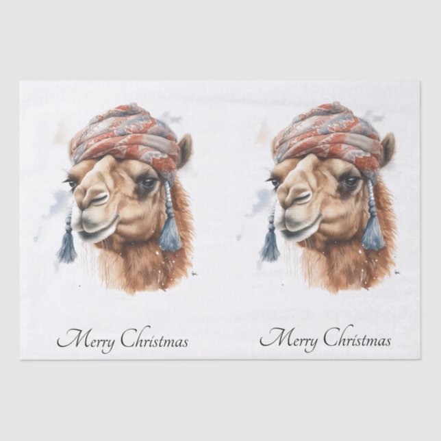 Desert Christmas Joy, custom Tissue Paper (Front)