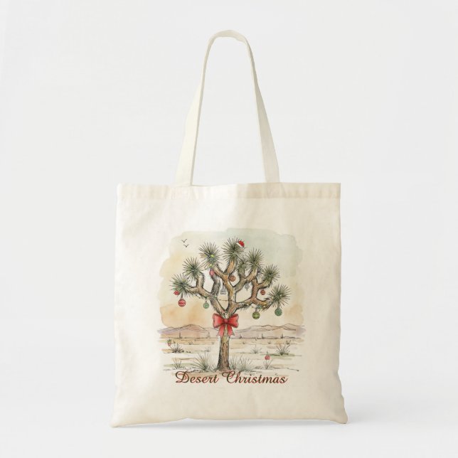 Desert Christmas Tote Bag (Front)
