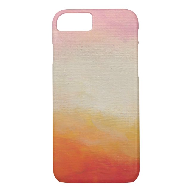 Desert Colours Abstract Landscape Painting Case-Mate iPhone Case (Back)