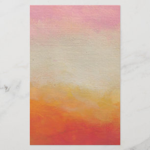 Desert Colours Abstract Landscape Painting Stationery