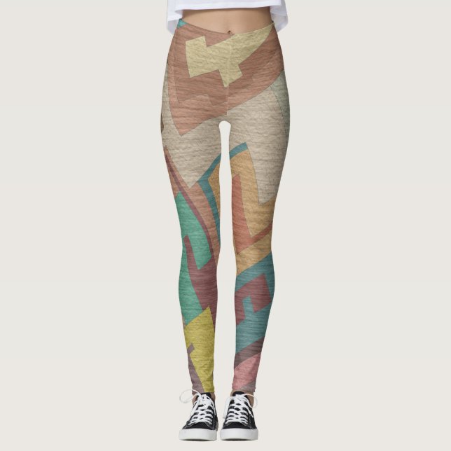 Desert Colours Camouflage Leggings (Front)