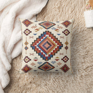 Desert Confetti Nomad – Vibrant Tribal Moroccan Cushion