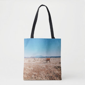 Desert Cow Tote Bag