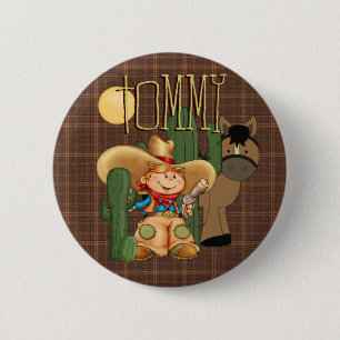 Desert Cowboy 6 Cm Round Badge