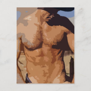 Desert Cowboy Postcard