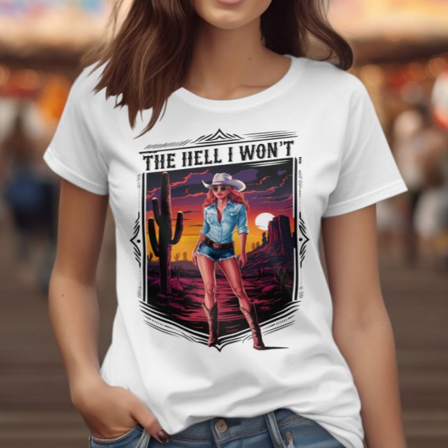 Desert Cowgirl and the Tall Cactus T-Shirt (Creator Uploaded)