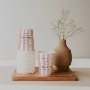Desert Cowgirl Country Club Bachelorette Paper Cups