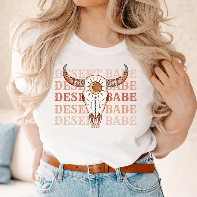 Desert Cowgirl Last Rodeo Babe T-Shirt (Creator Uploaded)