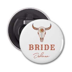 Desert Cowgirl Last Rodeo Bride Bottle Opener