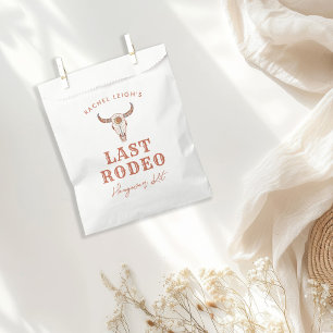 Desert Cowgirl Last Rodeo Favour Bags