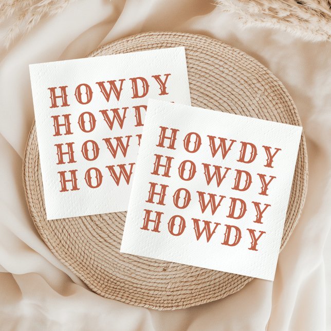 Desert Cowgirl Last Rodeo Napkin (Creator Uploaded)