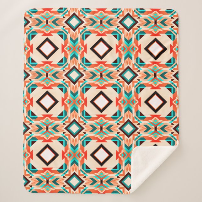 Desert Crossroads  Sherpa Blanket (Front)