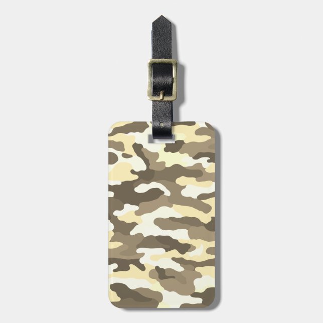Desert Custom Luggage Tag (Front Vertical)