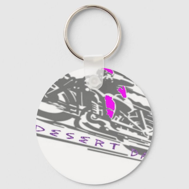 Desert  Dames Stuff Key Ring (Front)