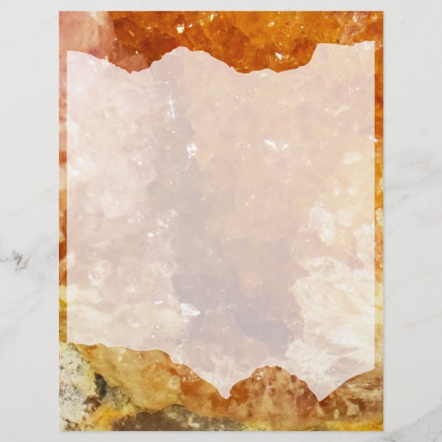 Desert Dawn Crystals Frame  Custom Letterhead (Front)